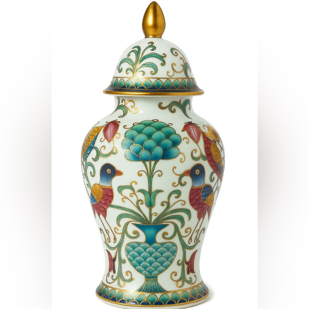 Oriental accent antique ginger jar